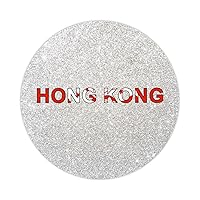 50 Pcs Hong Kong Flag Vinyl Stickers Patriotic Decorations Stickers Pack Memorial National Day Waterproof Round Labels Stickers for Car Laptop Phone Water Bottles Computer 3inch