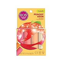 eos Lip Balm Gift Set- Peachy Keen, Limited-Edition Lip Moisturizer, Variety Pack, 0.14 oz, 4-Pack