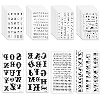 48 Sheets Custom Temporary Tattoos, Self-adhesive Fake Letters Stickers, Waterproof Black Stickers for Adult Men Women Girls Face Body Decorations