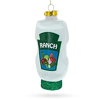Delicious Ranch Dressing - Blown Glass Christmas Ornament