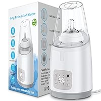 Bottle Warmer, Baby Bottle Warmer for Breastmilk, Formula and Food, Fast Baby Food Heater, Milk Warmer with Defrost, Heat Baby Food Jars Function