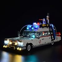 LED Light Kit for Lego Ghostbusters Ecto-1 10274, Lighting Kit Compatible with Lego 10274 (Not Include Building Block Set) (Standard Version)