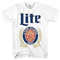 Miller Lite Mens Beer Shirt - Miller Beer High Life Logo Shirt Graphic Shirt