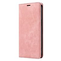 ZIFENGXUAN-- Case for Google Pixel 8 Pro/Pixel 8, PU Leather Wallet Cover Flip Card Holder Slot Stand Full Body Shockproof Protective Shell (8,Pink)