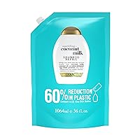 Nourishing + Coconut Milk Shampoo Refill Pouch for Strong Healthy-Looking Hair, 36 Fl Oz