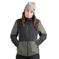Dakine Womens Liberator Breathable Insulated Winter Jacket, Peat Green, X-Large