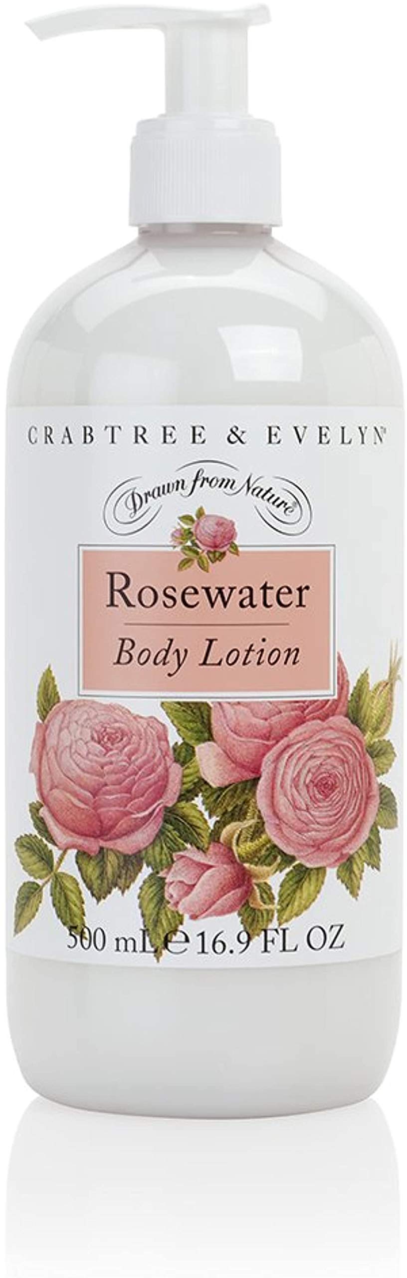 Crabtree & Evelyn Body Lotion, Rosewater, 16.9 Fl Oz