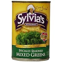 Sylvia's Specially-Seasoned Mixed Greens, 14.5 Ounce Cans (Pack of 12)