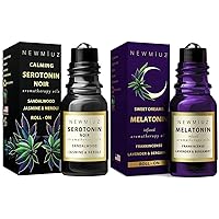 Anti Stress Sandalwood Jasmine with Neroli & Deep Sleep Melatonin Lavender Bergamot Frankincense Pack of 2
