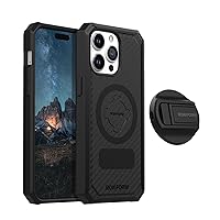 Rokform - iPhone 15 Pro Max Rugged Magnetic Case + Magnetic Wireless Charging Stand