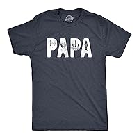 Crazy Dog Dad Fishing Shirts Funny Father's Day Reel Cool Dad Papa Grandpa Tees
