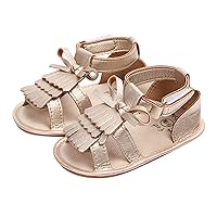 Infant Girls Open Toe Tassels Shoes First Walkers Shoes Summer Toddler Flat Sandals Girl Water Shoe