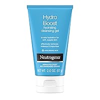 Hydro Boost Lightweight Hydrating Facial Cleansing Gel, Makeup Remover with Hyaluronic Acid, Dermatologist Recommended, Hypoallergenic, and Non Comedogenic, Travel-Size, 2 oz (Pack of 24)