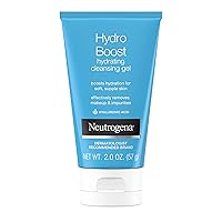 Neutrogena Hydro Boost Lightweight Hydrating Facial Cleansing Gel, Makeup Remover with Hyaluronic Acid, Dermatologist Recommended, Hypoallergenic, and Non Comedogenic, Travel-Size, 2 oz (Pack of 24)