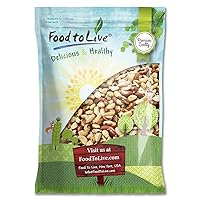 Food to Live - Raw Brazil Nuts, 18 Pound Non-GMO Verified, Raw, Whole, No Shell, Unsalted, Kosher, Vegan, Keto and Paleo Friendly, Bulk, Good Source of Selenium, Low Sodium and Low Carb Food.