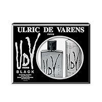 Ulric de Varens UDV Black 2pcs Set EDT 3.4 Fl oz + 6.8 Fl oz Deodorant Spray