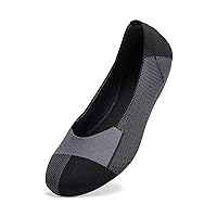 Frank Mully Women’s Ballet Flat Shoes Knit Dress Shoes Round Toe Slip On Ballerina Walking Flats Shoes for Woman Low Wedge Comfort Soft