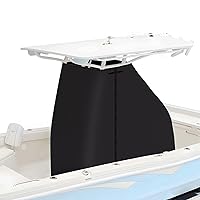 T-Top Center Console Cover for Boat, 600D Heavy Duty Waterproof Tear-Resistant Polyester T Top Boat Cover, Black(82
