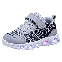Toddler Boys Girls Light Up Shoes Little Kids Flashing Led Sneakers