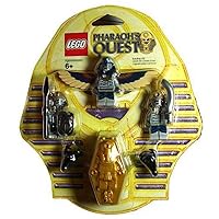 LEGO Pharaohs Quest Mummy Battle Pack Serpent Warrior Mummy X2, Flying Mummy Golden Sarcophagus