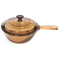 Corning Amber Vision Visions 0.5 L Saucepan with Lid -- as shown
