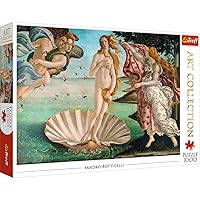 Trefl Art Collection The Birth of Venus, Sandro Botticelli 1000 Piece Jigsaw Puzzle Red 27