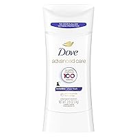 Dove Advanced Care Antiperspirant Deodorant Stick Sheer Fresh Anti-stain antiperspirant deodorant for soft underarms 72-hour underarm odor protection and all-day sweat control 2.6 oz
