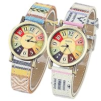 Multi Color Rainbow Pattern Watches,
