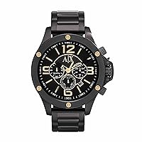 A|X Armani Exchange Chronograph Watch for Men with Stainless Steel, Silicone or Leather Band