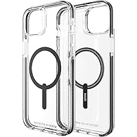Gear4 ZAGG Santa Cruz Snap Case for Apple iPhone 14 Plus, D30 Drop Protection Up to (13ft│4m), Wireless Charging Compatible, Reinforced Top, Bottom & Edges - Clear