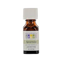 AURA CACIA Spearmint Essential Oil, 0.5 FZ