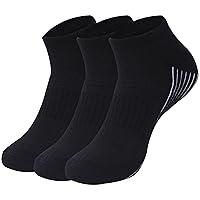 Soft Socks, Women Men Moisture Wicking Cushioned Breathable Ankle/Crew Running Hiking Low Cut Seamless Socks