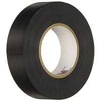 Morris 60000 Black Vinyl Plastic Electrical Tape, 7 mil, PVC, 66' Length, 3/4