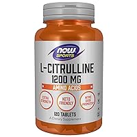 NOW L-Citrulline, Extra Strength 1200 mg - 120 Tablets