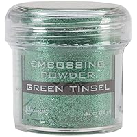 Ranger Embossing Powder, Green Tinsel