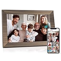 10.1 WiFi Digital Picture Frame, IPS Touch Screen Smart Cloud Digital Photo Frame with 16GB Storage, Wall Mountable, Auto-Rotate, Share Photos via Frameo App