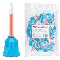 MIXPAC T-Mixer Blue & Orange Mixing Tips, 4:1 or 10:1, Pack of 50