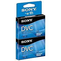Sony DVM60PRR/2 60 min Premium DVC with Hangtab (2 Pack)