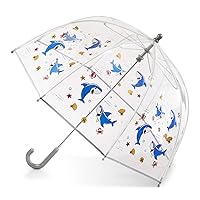 totes Adult and Kids Clear Bubble Umbrella with Dome Canopy, Lightweight Design, Wind and Rain Protection