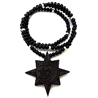 Star 7 Moon Pendant Necklace
