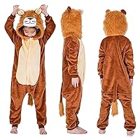 Unisex Children Pajamas Cosplay Kids Animal One Piece Halloween Costume Sleepwear Homewear