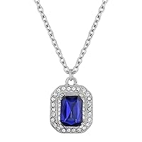 2028 Jewelry Women's Octagon Stone & Crystals Pendant Necklace 16