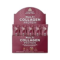 Collagen Powder Protein, Unflavored Multi Collagen Powder Packets with Vitamin C, Pack of 40, Hydrolyzed Collagen Peptides Powder Packets Supports Skin and Nails, Gut Health