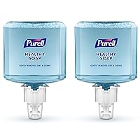 PURELL Brand HEALTHY SOAP Foam, Fresh Scent, 1200 mL Refill for PURELL ES4 Manual Soap Dispenser (Pack of 2) - 5077-02 - Manufactured by GOJO, Inc.