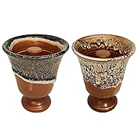 Pythagorean Greedy Cups 11cm, set of 2 Greek Pottery conteporary designs