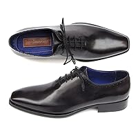 Paul Parkman Men's Plain Toe Oxfords Whole-Cut Black (ID#025-BLK)