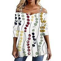 Womens Long Sleeve T Shirts Off Shoulder Loose Strap Tops Printing Sweetheart Neck Shirts Sexy Oversized Blouses