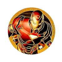 Marvel Iron Man Engraved Metal Art Magnet