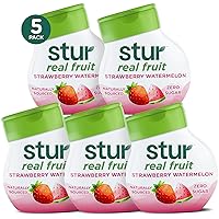 Liquid Water Enhancer | Strawberry Watermelon | Naturally Sweetened | High in Vitamin C & Antioxidants | Sugar Free | Zero Calories | Keto | Vegan | 5 Bottles, Makes 120 Drinks
