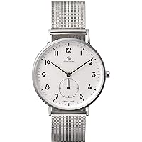 Rhythm Watch Industry 9ZR004RH19 Cenno 004 Stainless Steel Wristwatch for Men & Women (Unisex), Made in Japan